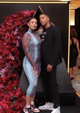 Dana Isaiah with his wife Jordin Sparks